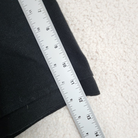 Polo Ralph Lauren Pique Polo Shirt Mens 3XLT Black Red Pony Classic Preppy - Picture 6 of 9